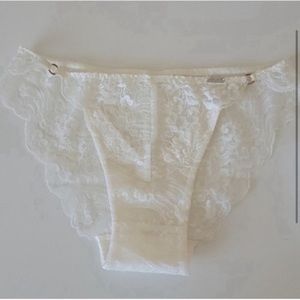 Lindex Ella White Lace Panty XS